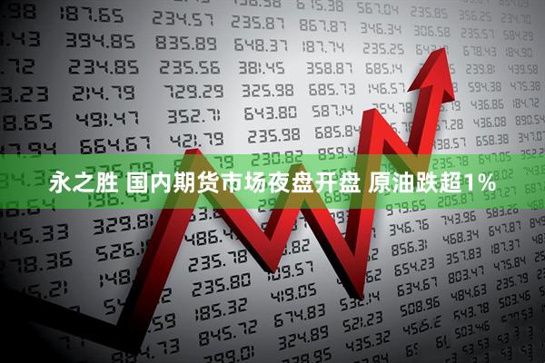永之胜 国内期货市场夜盘开盘 原油跌超1%